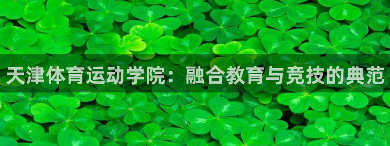 蓝鲸体育平台app官网下载：天津体育运动学院：融合教育与竞技的典范